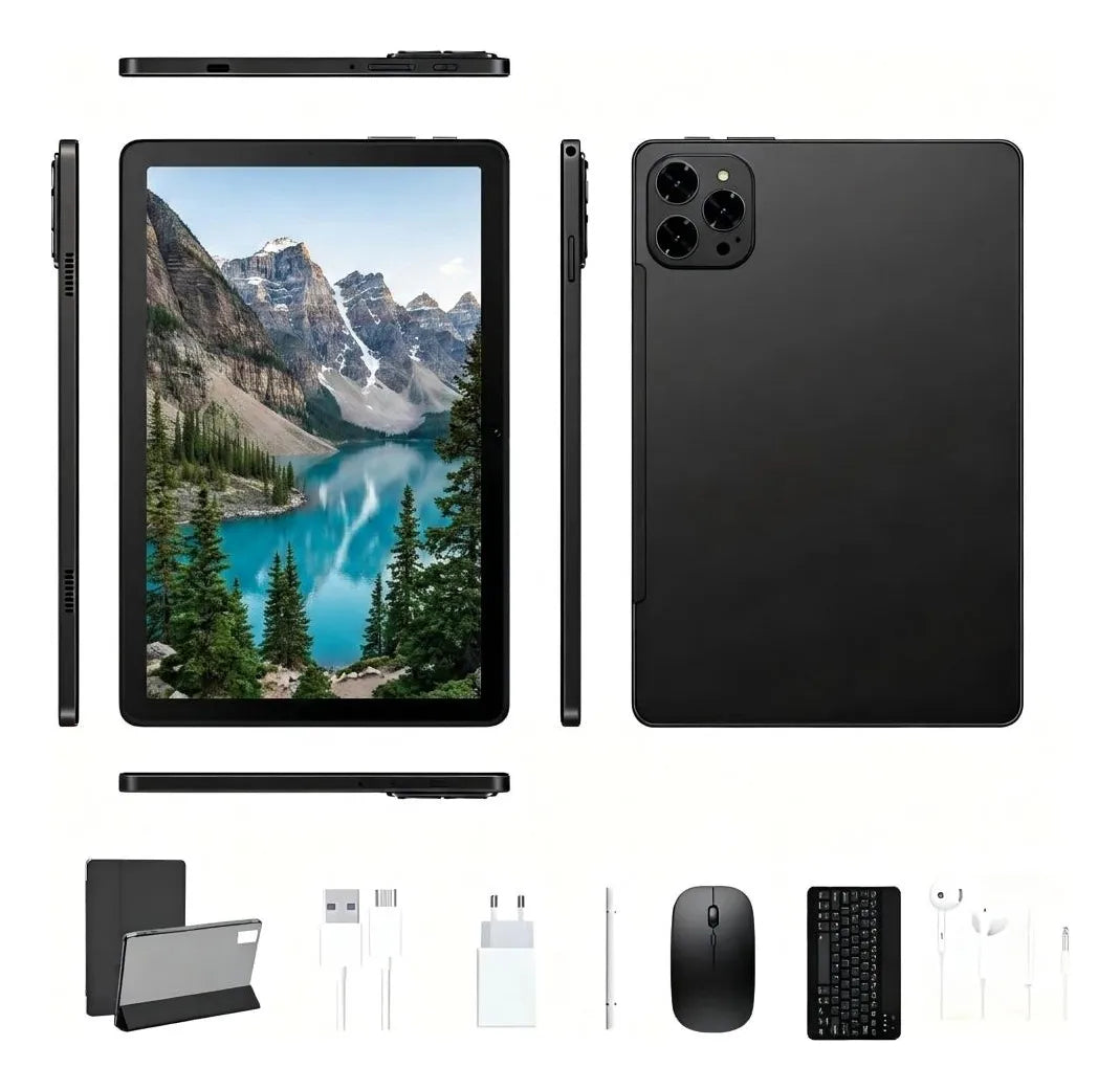 Tablet M15 Pro 10,1" 8 GB RAM 128 GB com Teclado e Caneta
