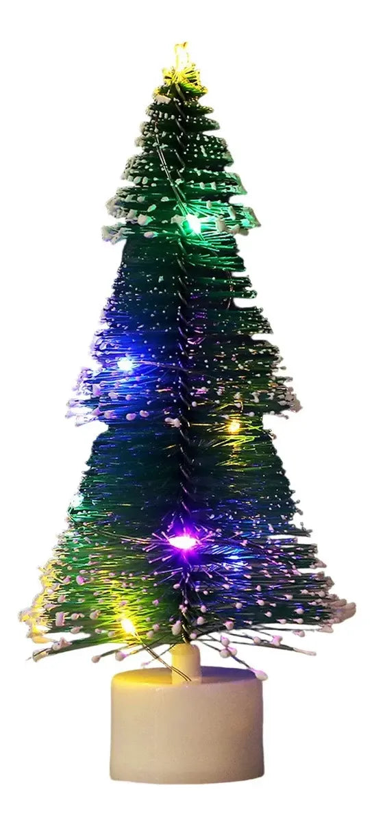 Mini Árvore de Natal Decorativa com LED