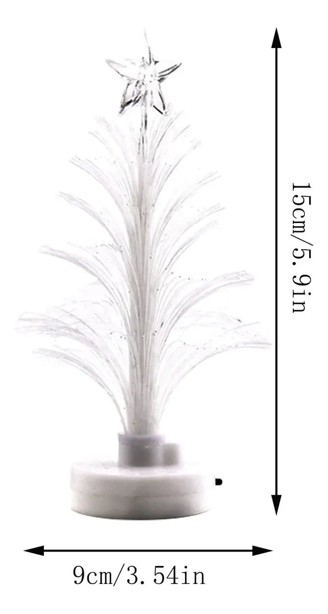 Mini Árvore de Natal com LED que Muda de Cor