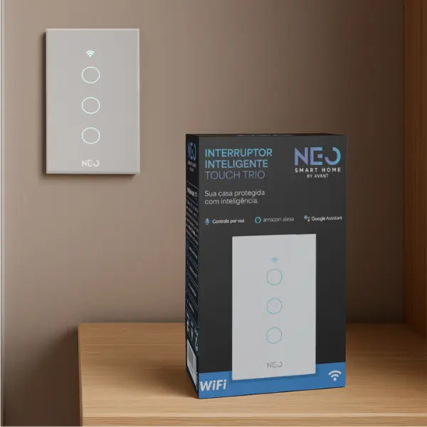 Parte traseira do interruptor Neo Avant para caixa 4x2